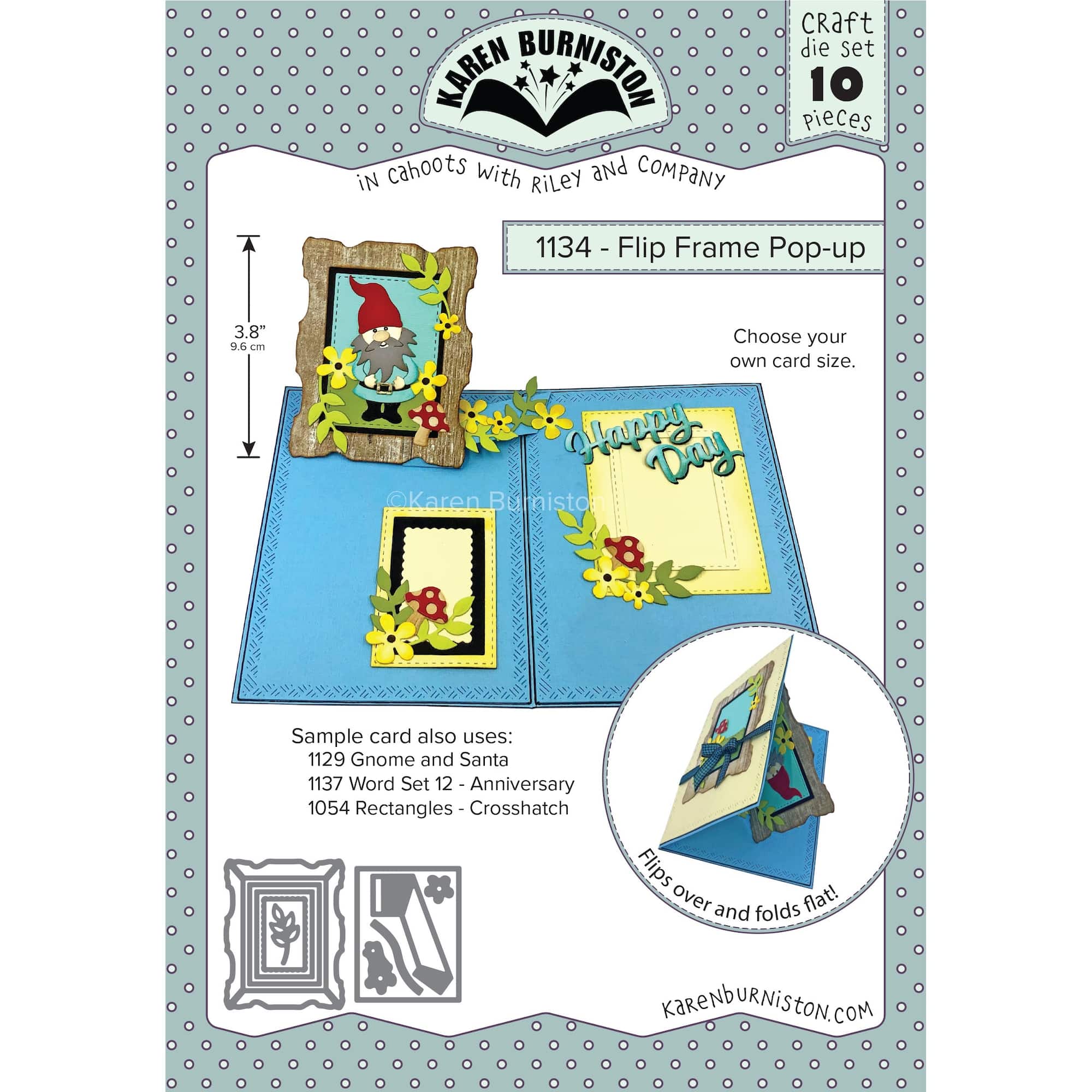 Karen Burniston Dies-Flip Frame Pop-Up